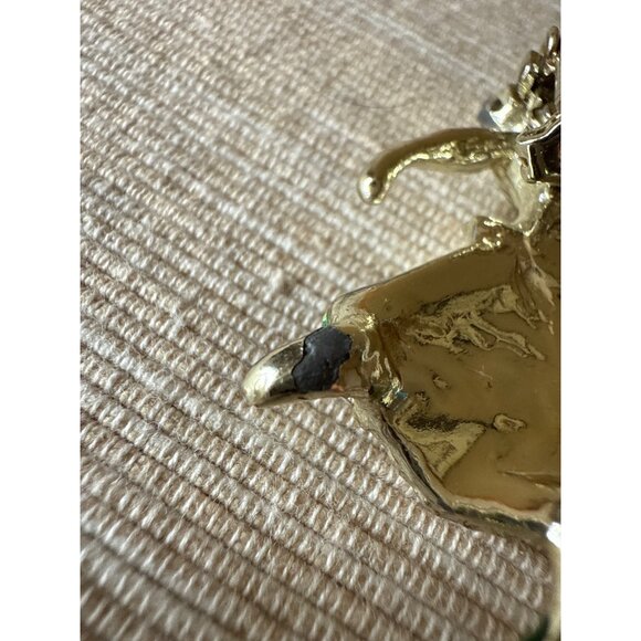 Vintage Mexican Dancer Brooch Pin  Silver Tone Fiesta Skirt Enamel Accents - Picture 10 of 12